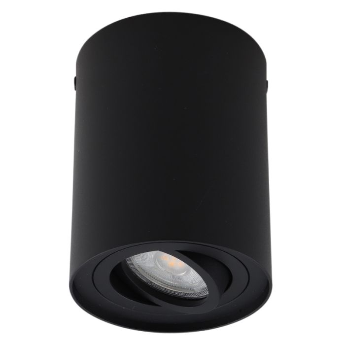 Modern surface mounted downlight black, Onno