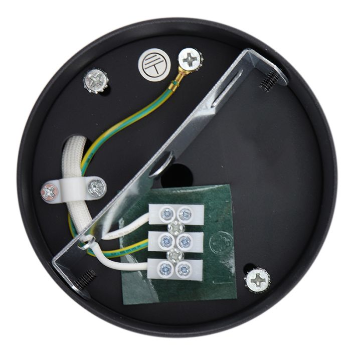 Modern surface mounted downlight black, Onno