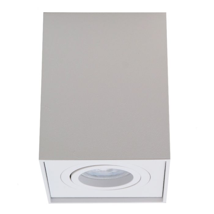 Modern surface mounted downlight white, Dane