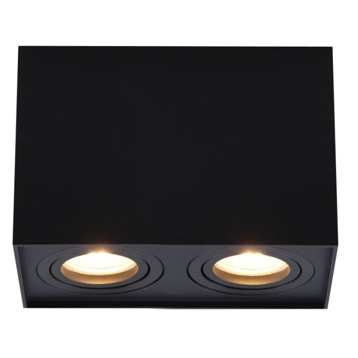 Modern surface mounted downlight black, Dane