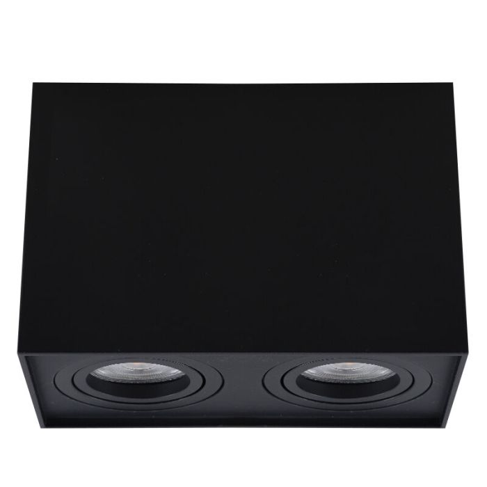 Modern surface mounted downlight black, Dane