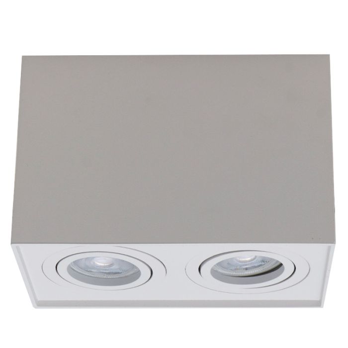 Modern surface mounted downlight white, Dane