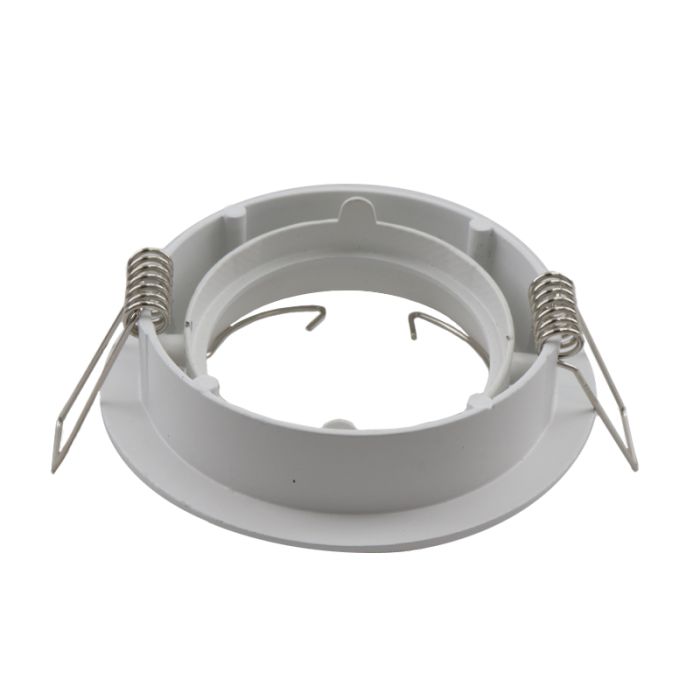 Aluminium recessed light white, Rudo
