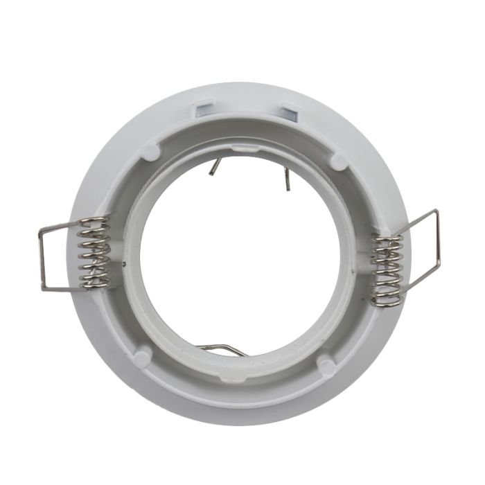 Aluminium recessed light white, Rudo
