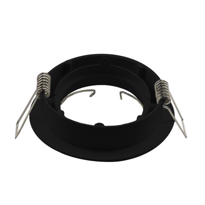 Aluminium recessed light black, Rudo