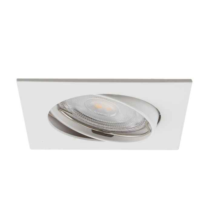 Aluminium recessed light white, Ravi