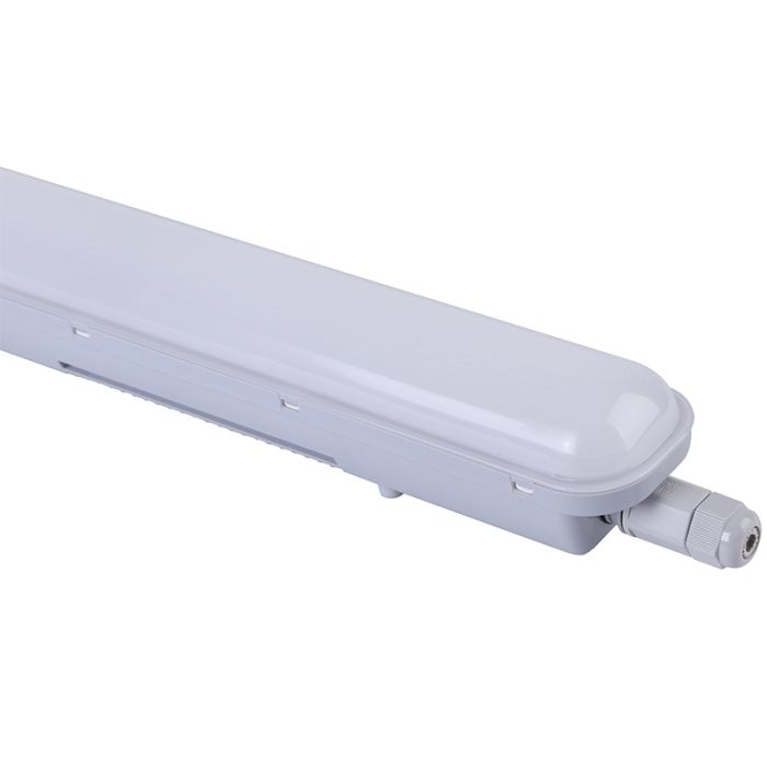 White LED batten light, Tribun, 50W, 4000K LED, IP65