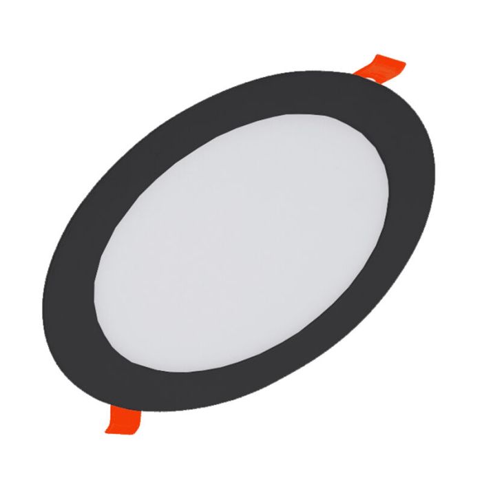 Black downlight aluminium, Umbriel, 3W, 4000K LED, IP44