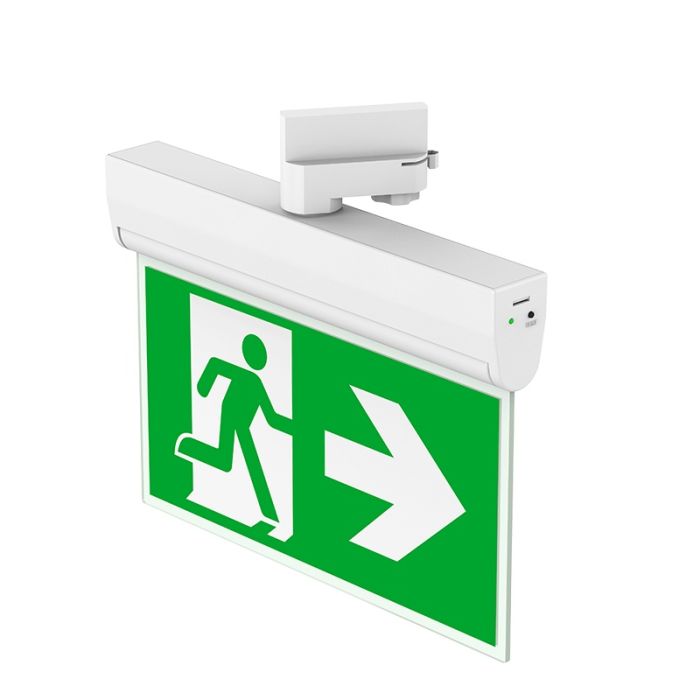 White 3-phase emergency lighting, Toke, Pro