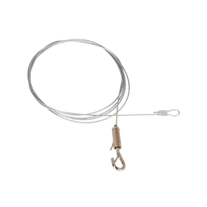 10 suspension cables with hook, 2m, for Saturn light line