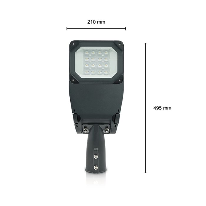 LED street light Vienna, 50 Watt, 4000K, 2 year warranty