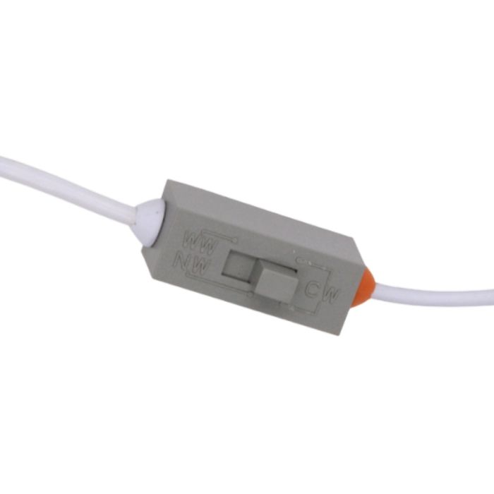 White downlight aluminium, Anjuli, 33W, white switch LED