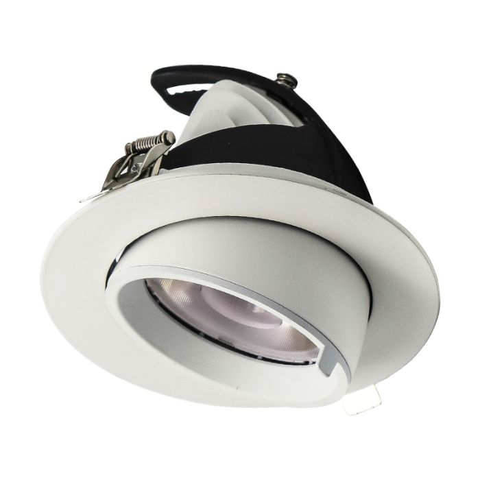 White downlight aluminium, Anjuli, 33W, white switch LED