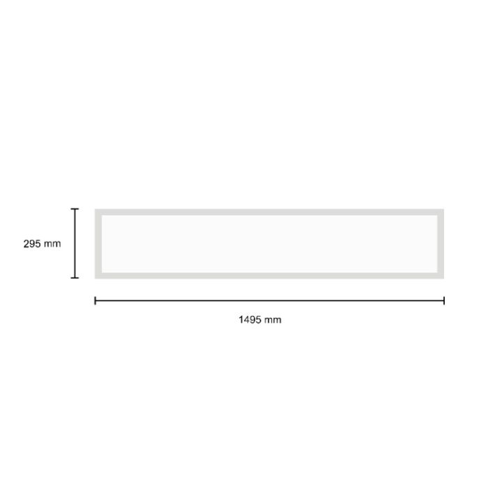 LED panel 30x150 - 40W - RGBW - UGR<22 - back-lit