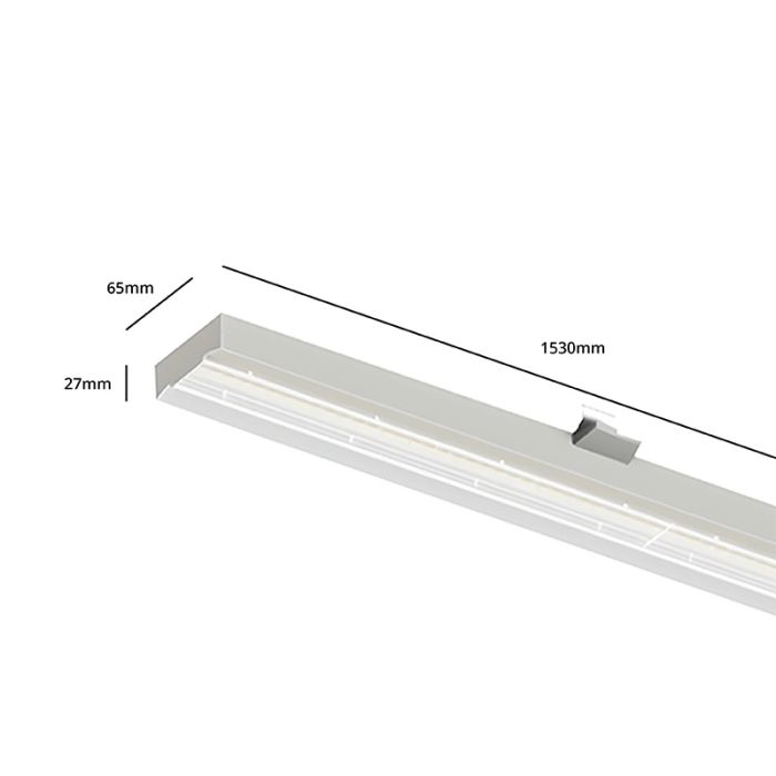 Light line LED retrofit module - Saturn - 175 lm/W - 33W/42W/58W/65W - 5500K - 90°