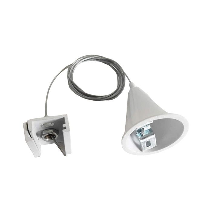 Pendant set for 3-phase track lighting, 3 meters, white, Pro