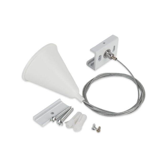Pendant set for 3-phase track lighting, 3 meters, white, Pro
