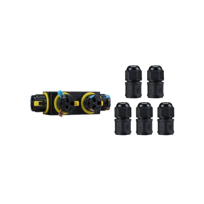 3 pin 5-way connector, IP68