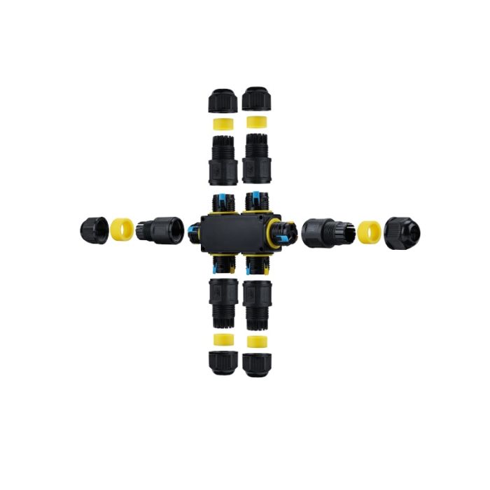 3 pin 6-way connector, IP68