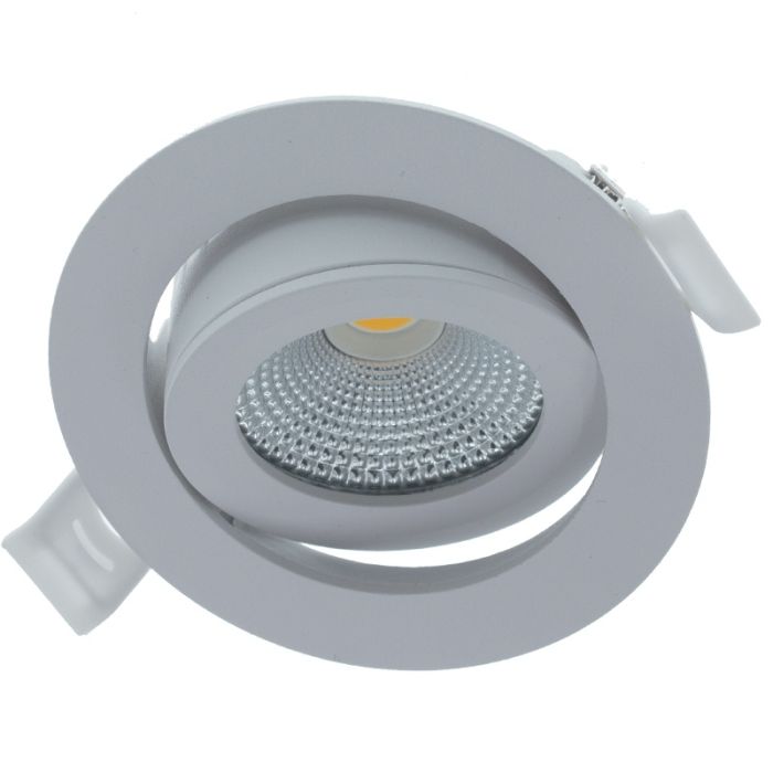 White downlight aluminium, Wimke, 5W, RGBW LED, IP54