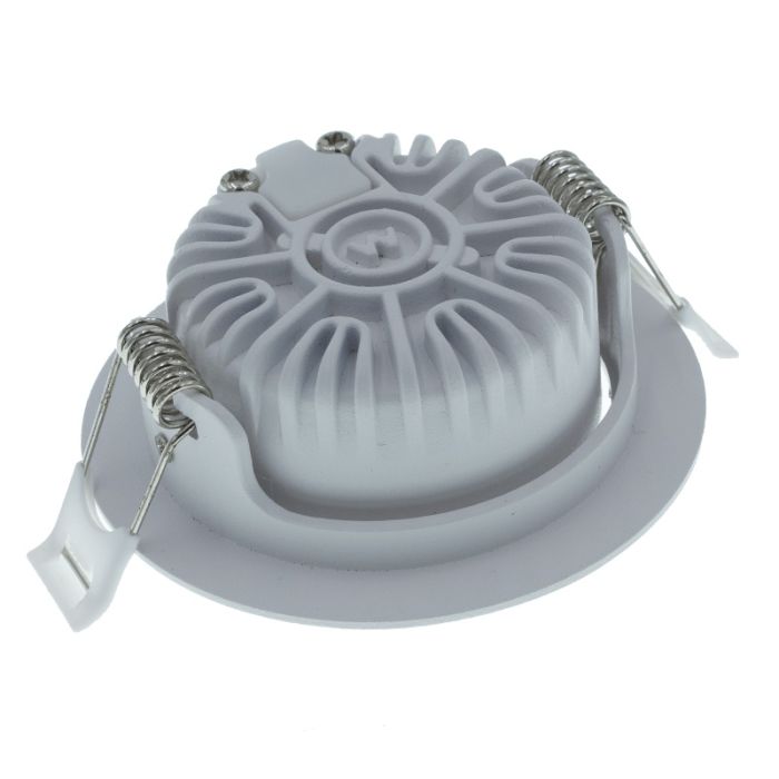 White downlight aluminium, Wimke, 5W, RGBW LED, IP54