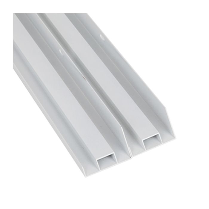 White surface-mounted click frame 30x120