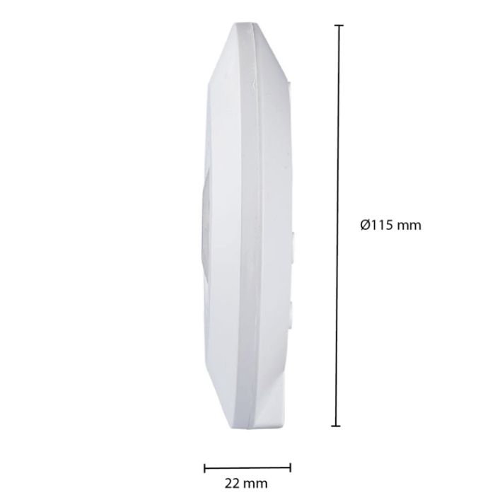 Surface-mounted motion detector 360°