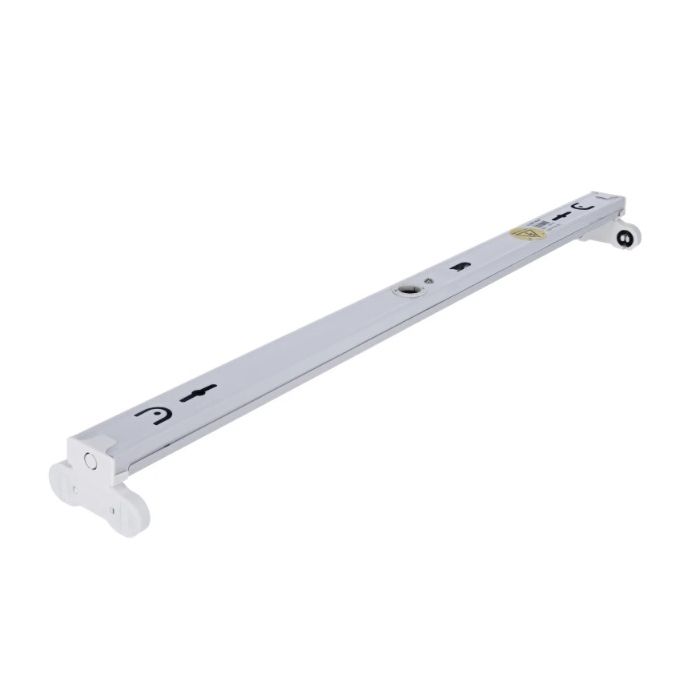 4ft LED Tube Light Fitting - Robo - For 2 Tube Lights - IP22