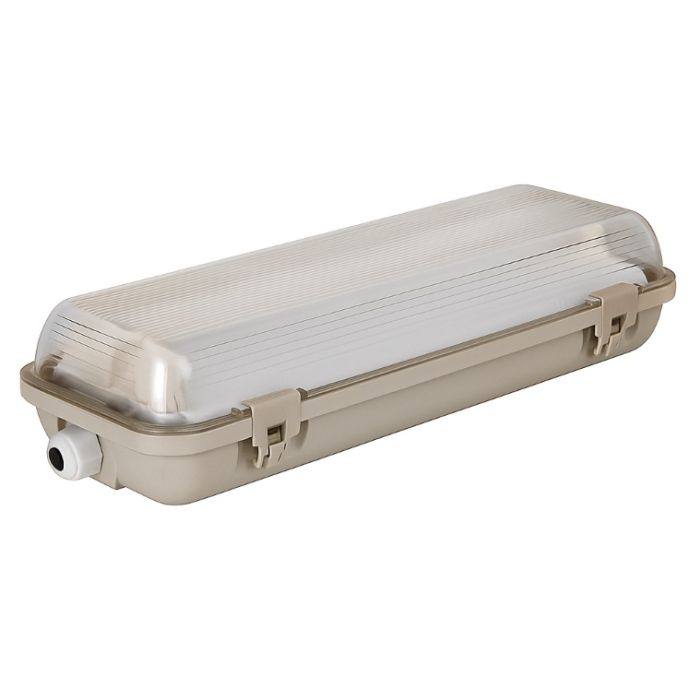 2ft LED Tube Light Fitting - Dura - For 2 Tube Lights - IP65