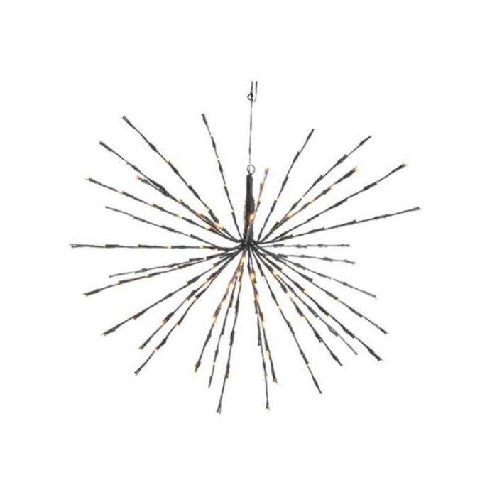 30cm LED 3d star with 42 warm white twinkling LED lights