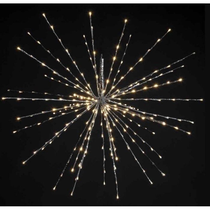 30cm LED 3d star with 42 warm white twinkling LED lights