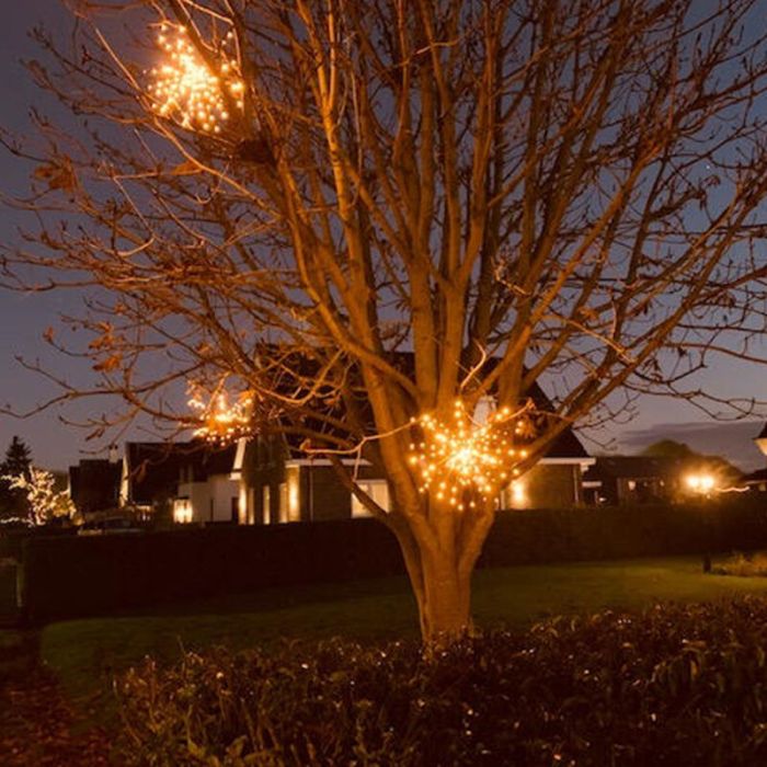 45cm LED 3d star with 72 warm white twinkling LED lights