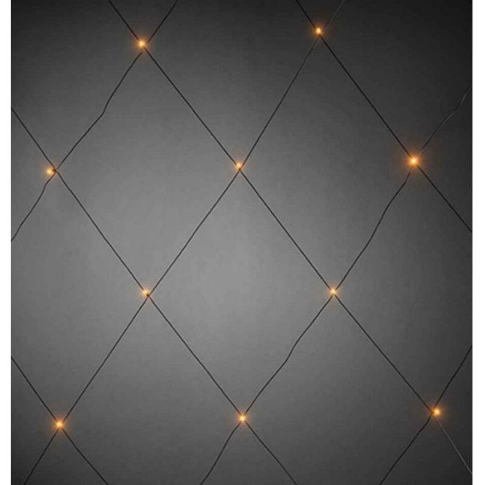 Mains 3x1.5 meters, warm white LED lighting, Indoor and outdoor