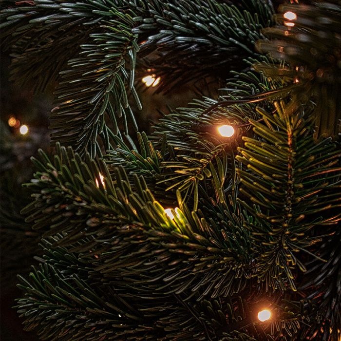 6m LED outdoor Christmas lights, 80 warm white lights