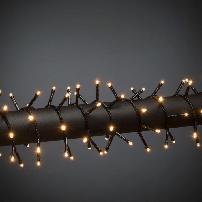 36m LED outdoor Christmas lights, 480 warm white lights