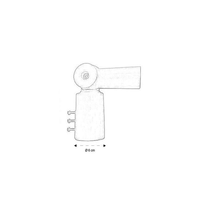 Street lighting pole mount