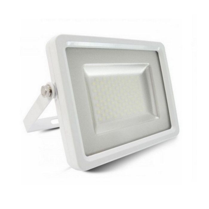 White floodlight aluminium, Dunco, 20W, 6400K LED, IP65