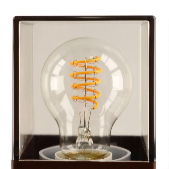 Modern outdoor light rust coloured, Sanel, IP44