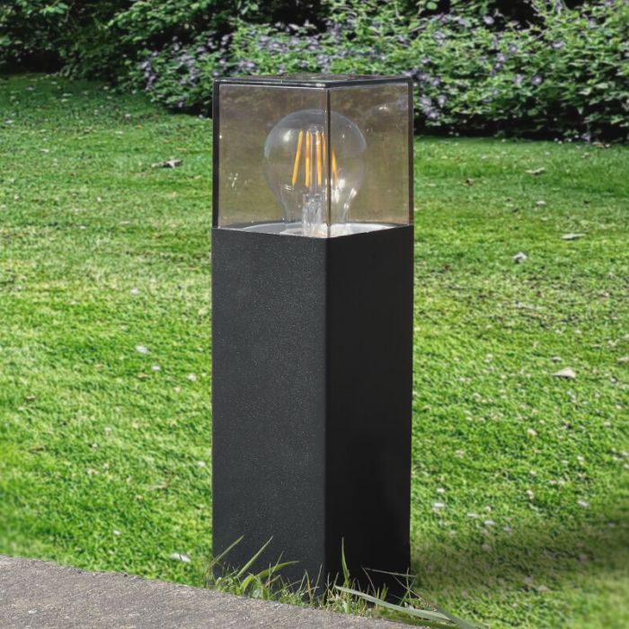 Modern outdoor light black, Sanel, IP44