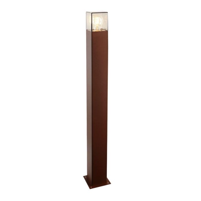 Modern outdoor light rust coloured, Sanel, IP44