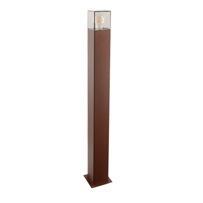Modern outdoor light rust coloured, Sanel, IP44
