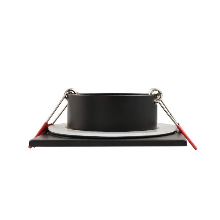 Modern bathroom recessed downlight black, Jule, IP65