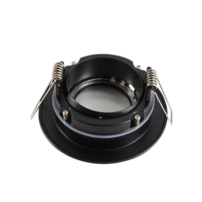 Modern bathroom recessed downlight black, Jill, IP44