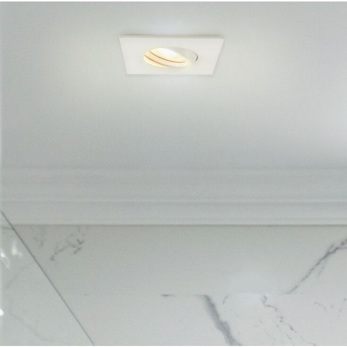 Modern bathroom recessed downlight white, Jill, IP44