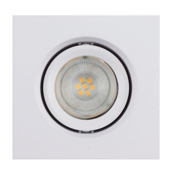 Aluminium bathroom recessed downlight white, Jorin, IP65