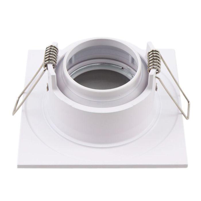Aluminium bathroom recessed downlight white, Jorin, IP65