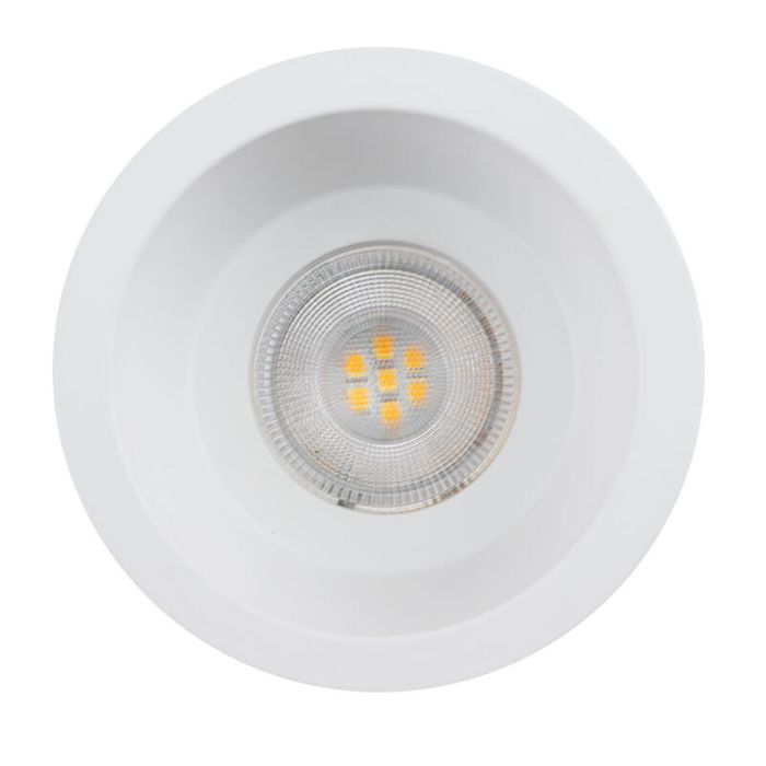 Aluminium recessed light white, Tyron