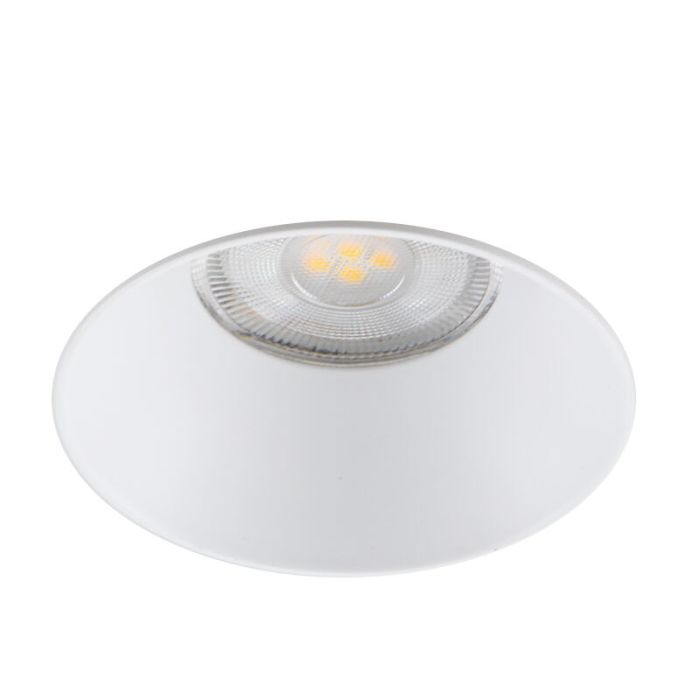 Aluminium trimless recessed downlight white, Sanaz