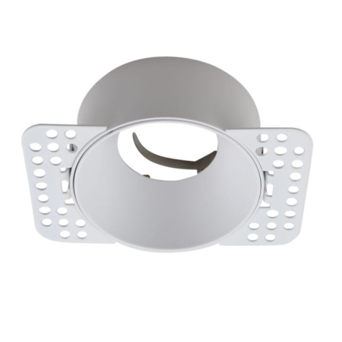 Aluminium trimless recessed downlight white, Sanaz