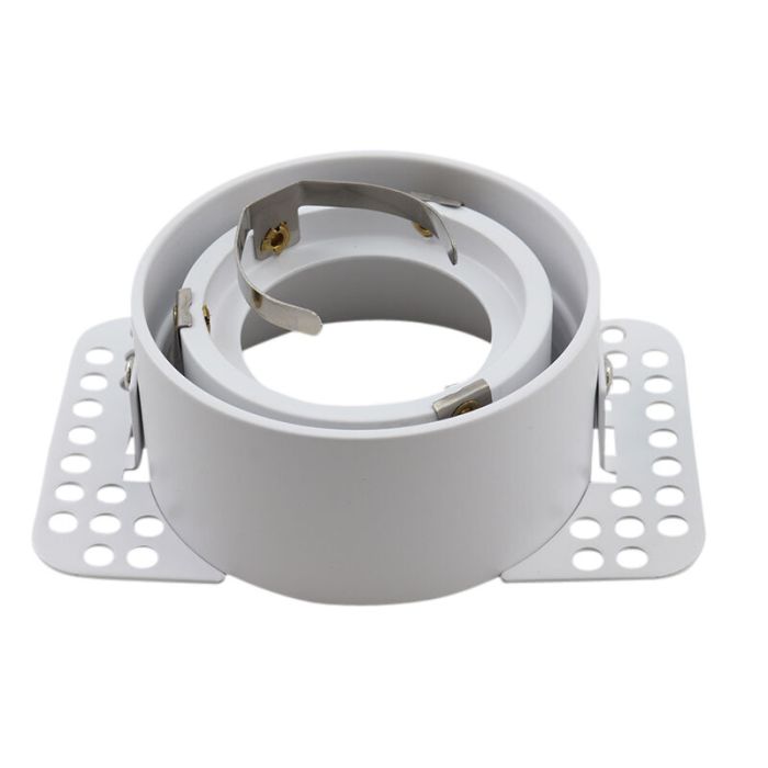 Aluminium trimless recessed downlight white, Sanaz